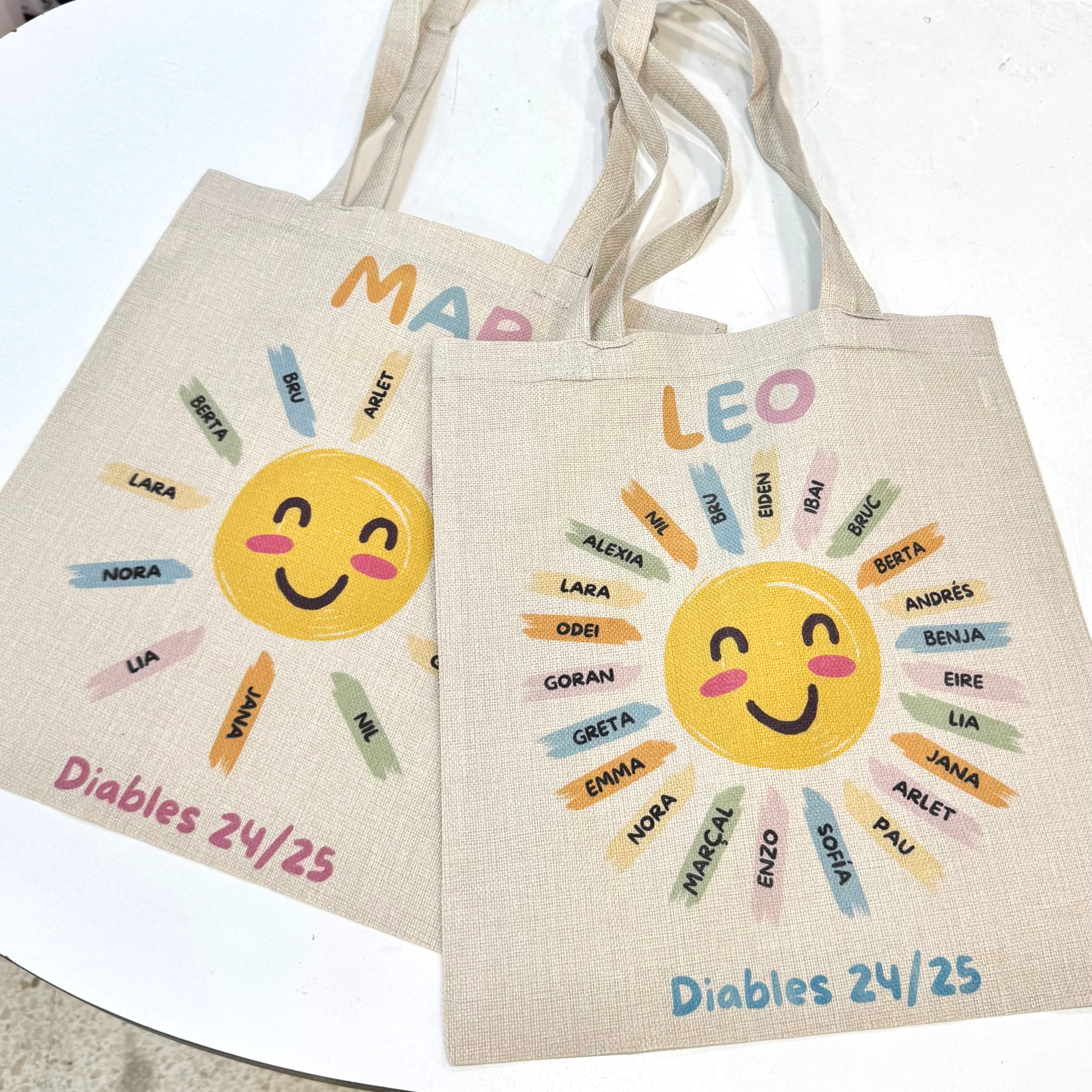Bolsa de lino personalizada - Image 3