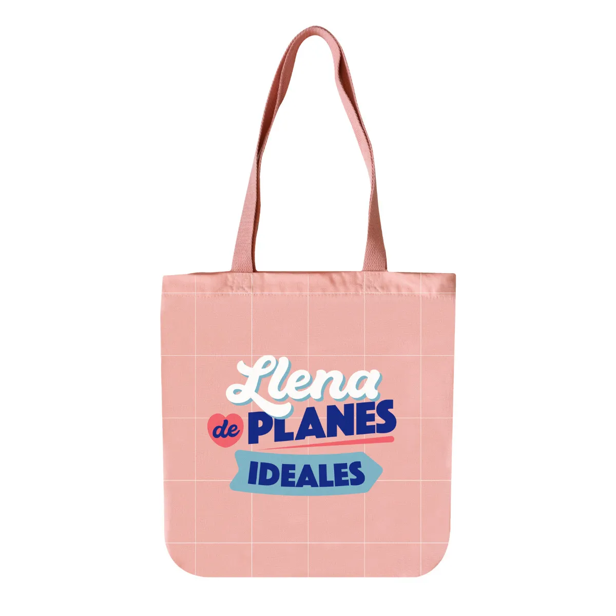 Bolsa de tela "Llena de planes ideales"