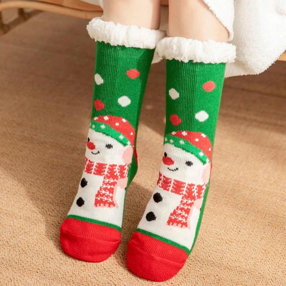 Calcetines borreguito Muñeco nieve