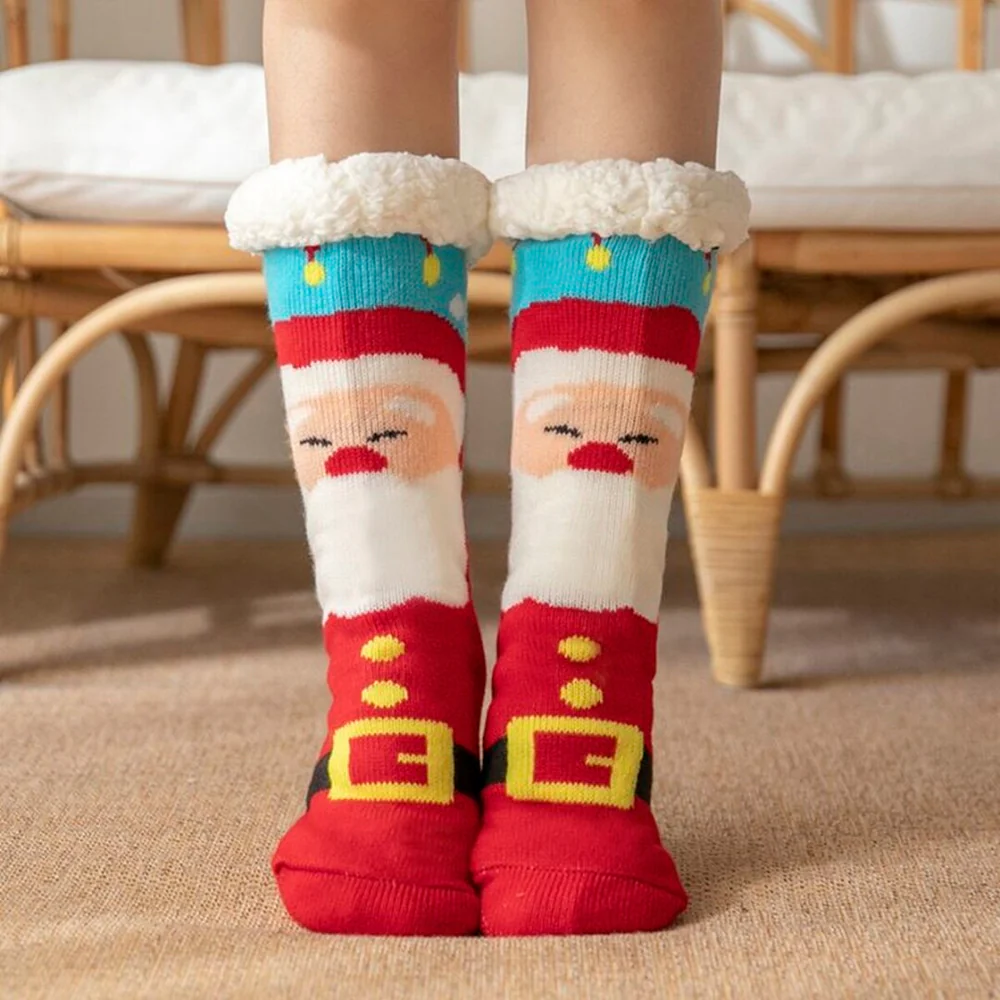 Calcetines borreguito Santa