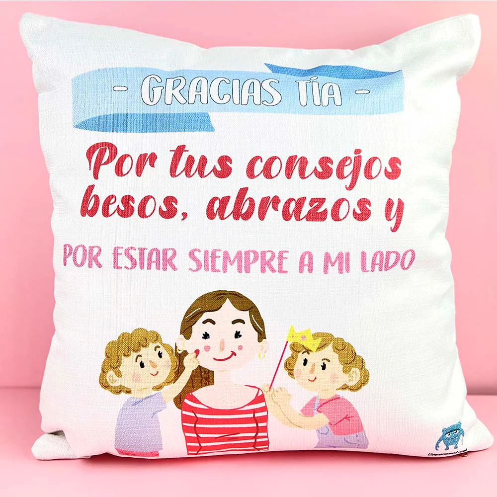 Cojín Gracias tía