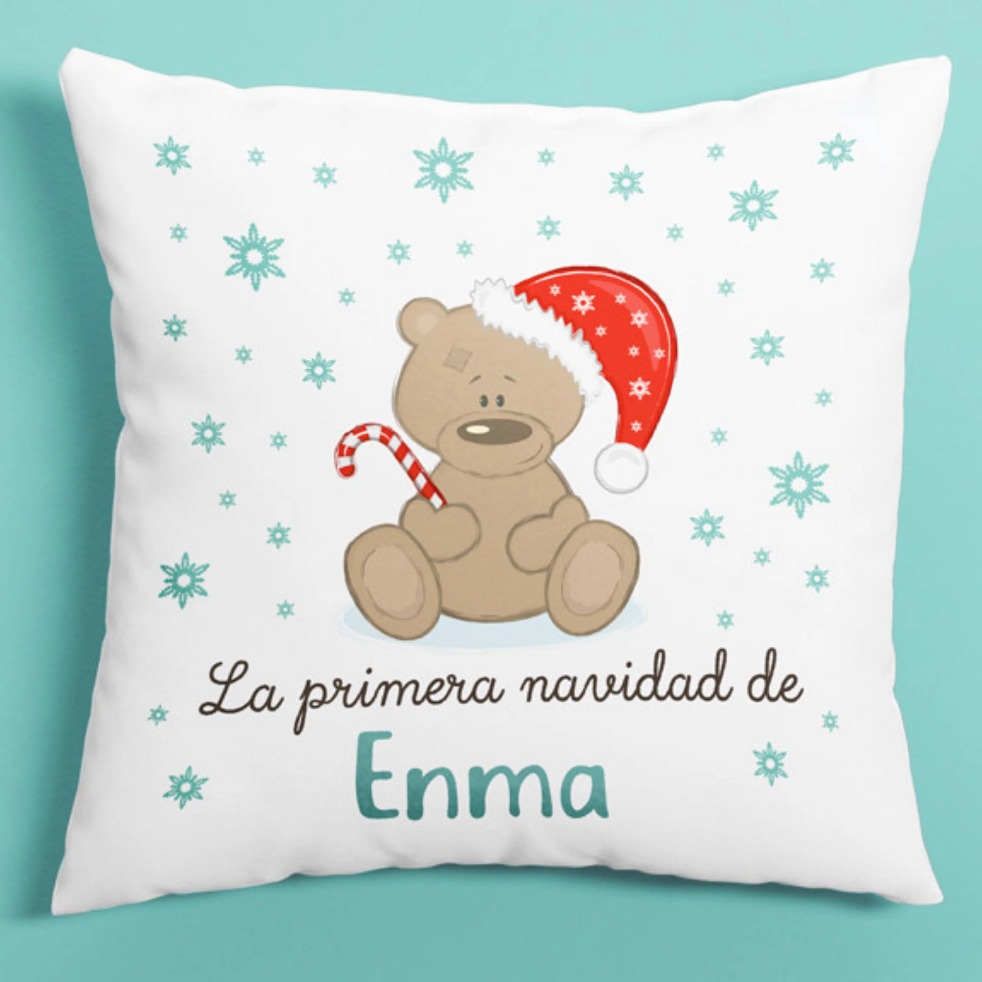 Cojín personalizado Mi primera Navidad