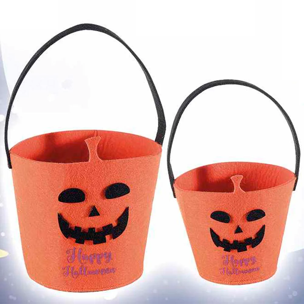 Cubo de fieltro Calabaza