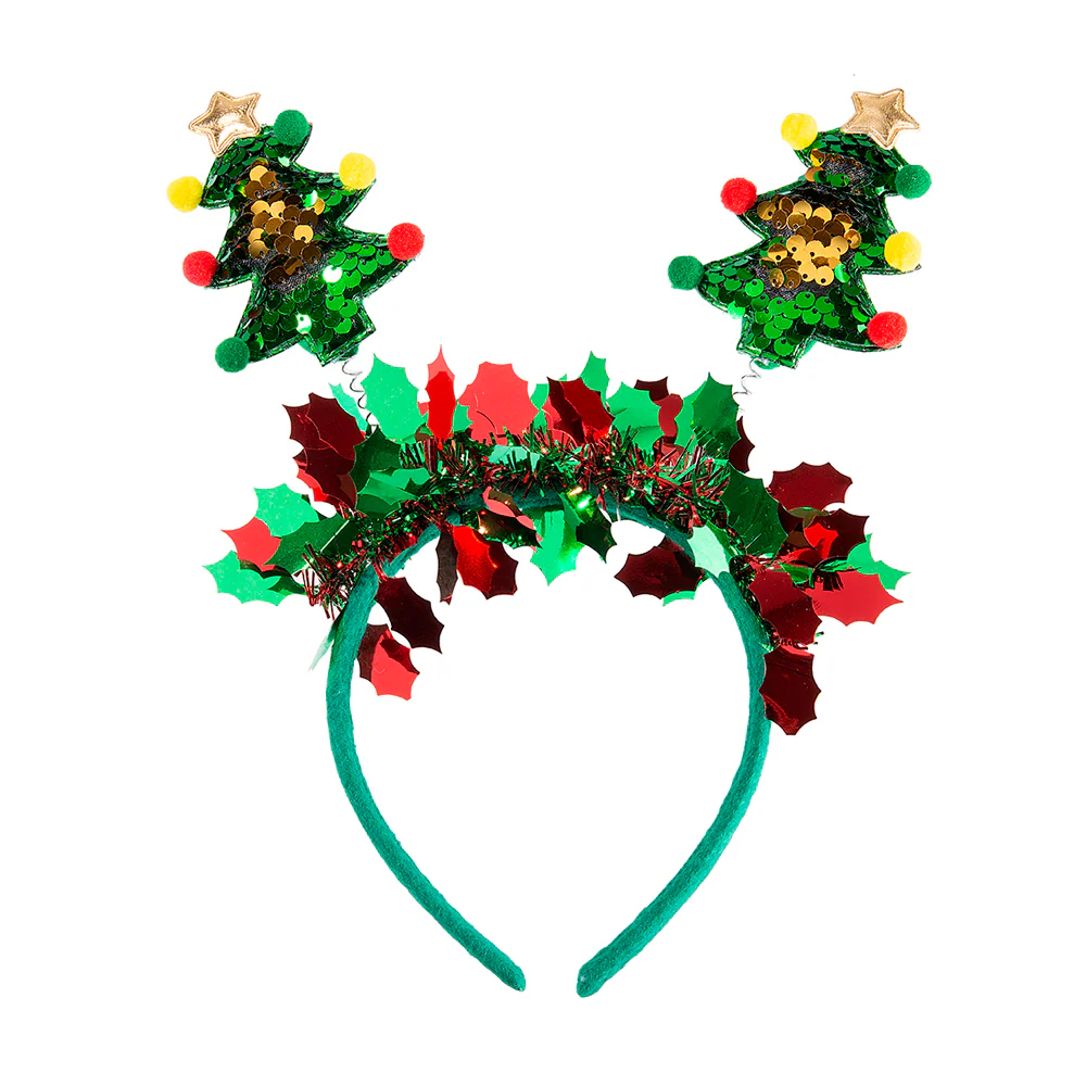 Diadema navideña con lentejuelas - Image 4