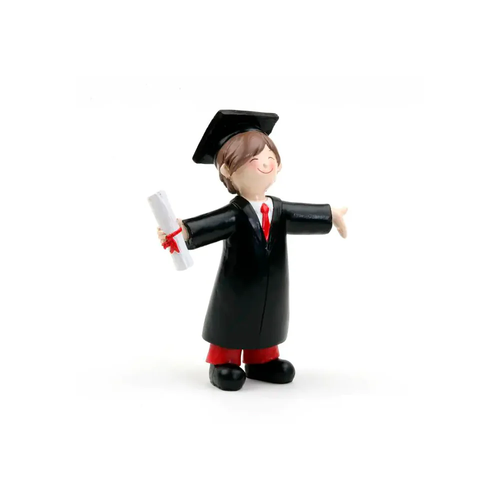 Figura graduación chico