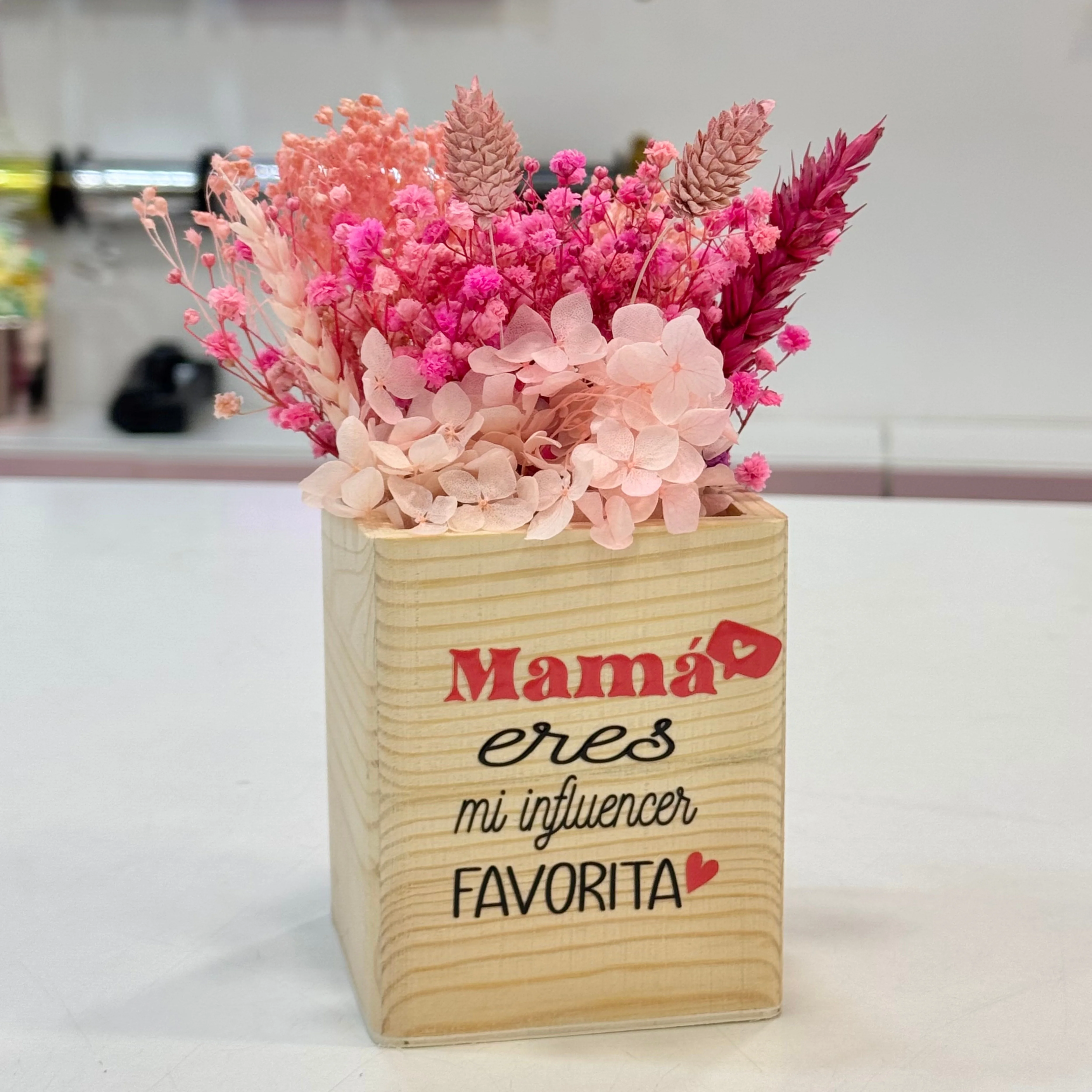 Flores preservadas "Mamá influencer"