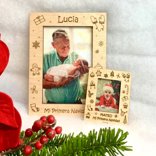 Imán Mi primera Navidad (pequeño) personalizado - Image 2