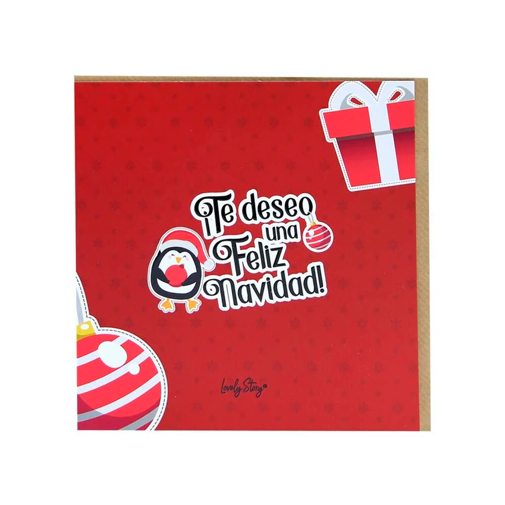 Postal Te deseo una feliz navidad