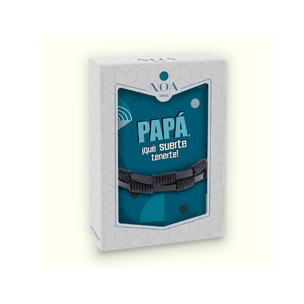 Pulsera Papá, que suerte tenerte
