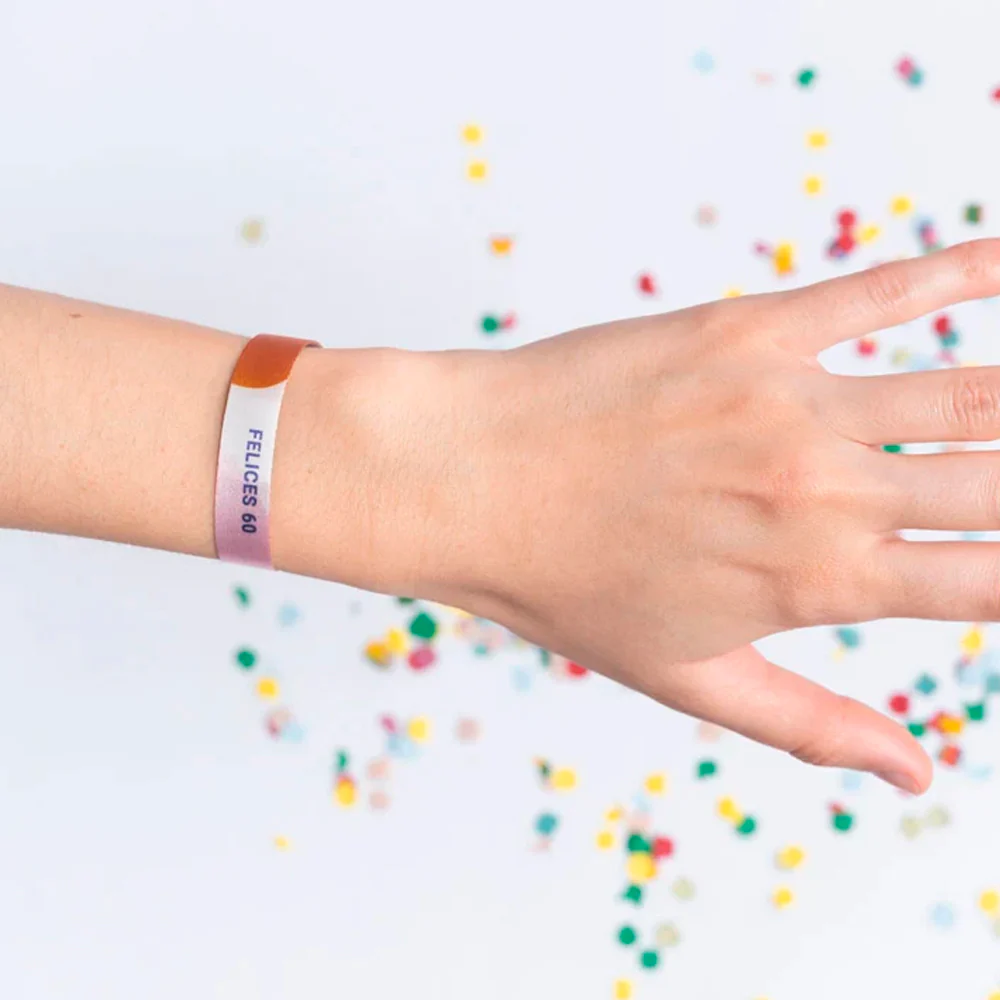Pulsera Tela "Felices 60" - Image 2