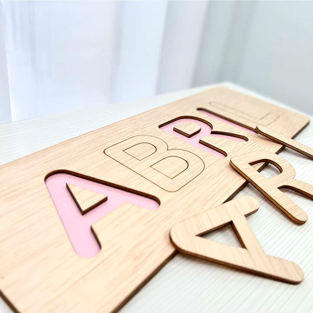 Puzzle de madera Nombre "Rosa" - Image 3