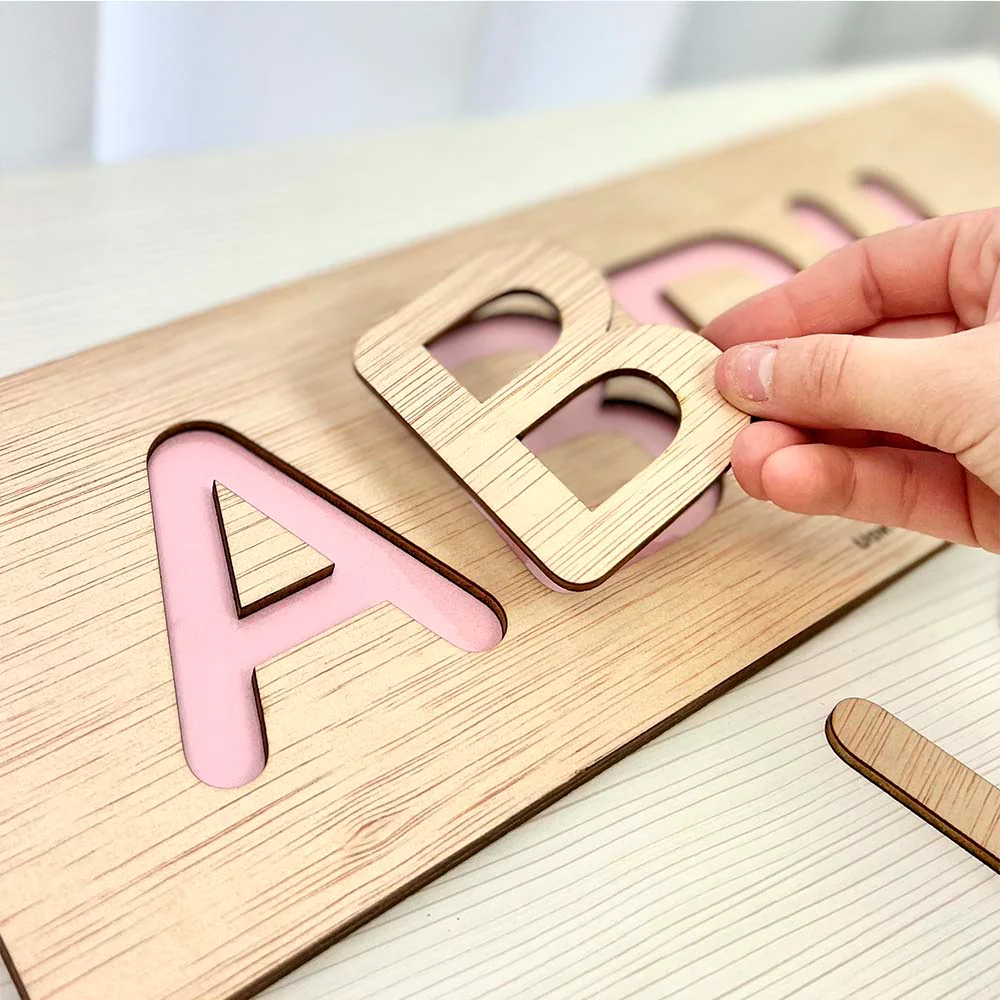 Puzzle de madera Nombre "Rosa" - Image 5