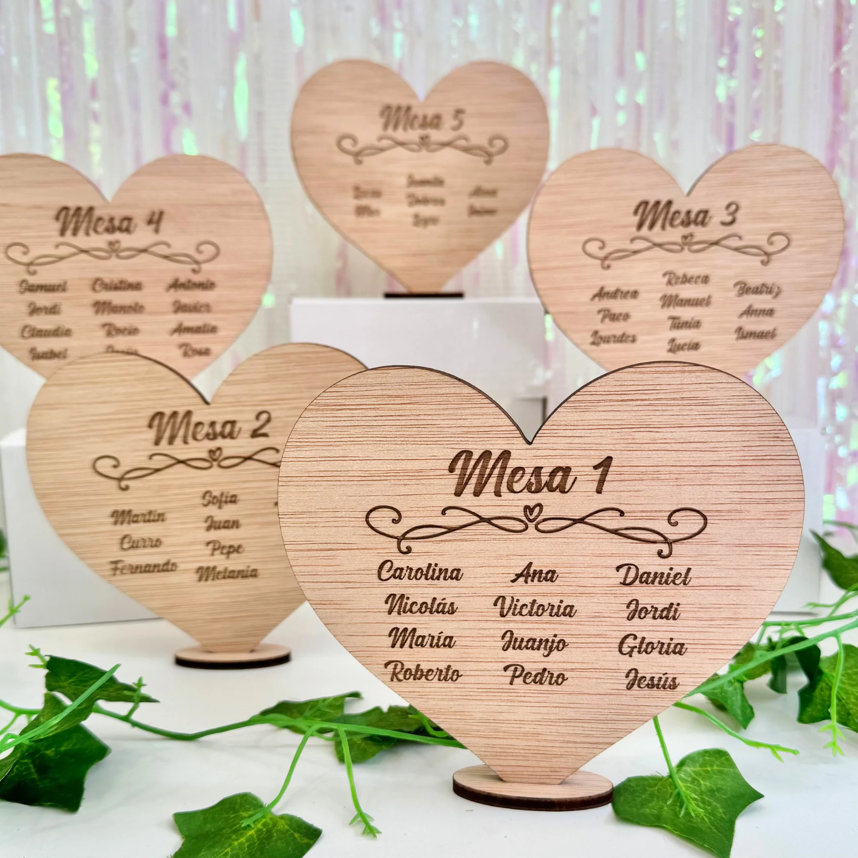 Seating Plan corazón