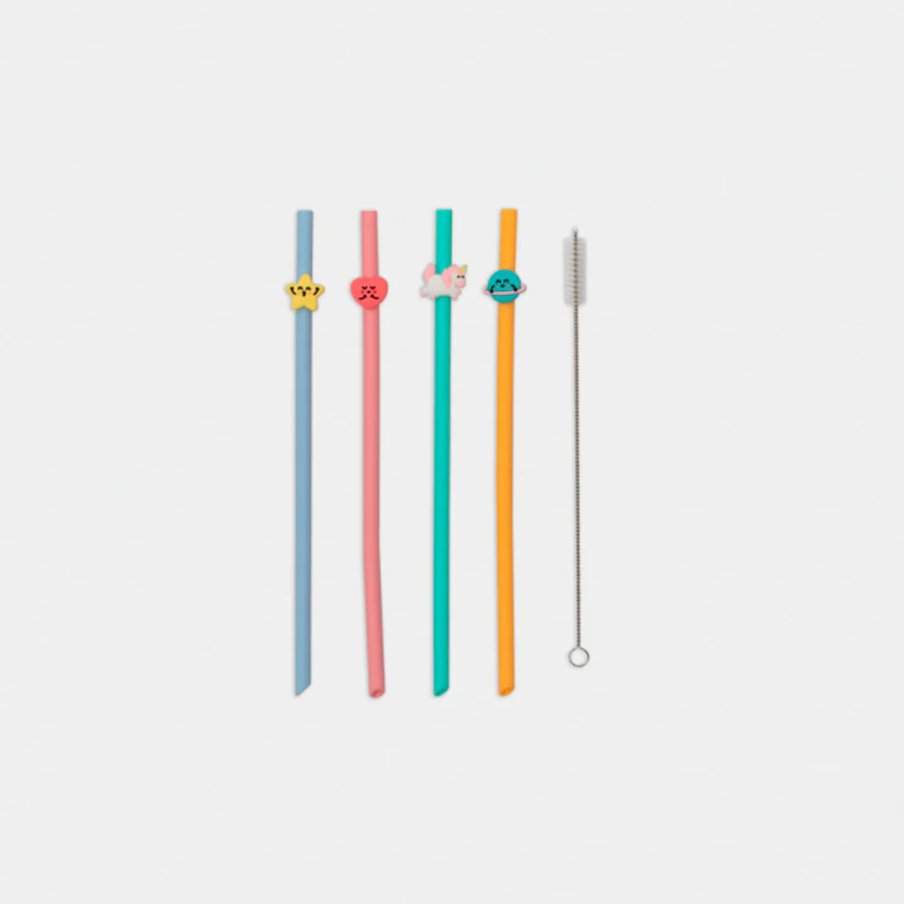 Set de 4 pajitas para alegrar tus bebidas fresquitas - Image 4