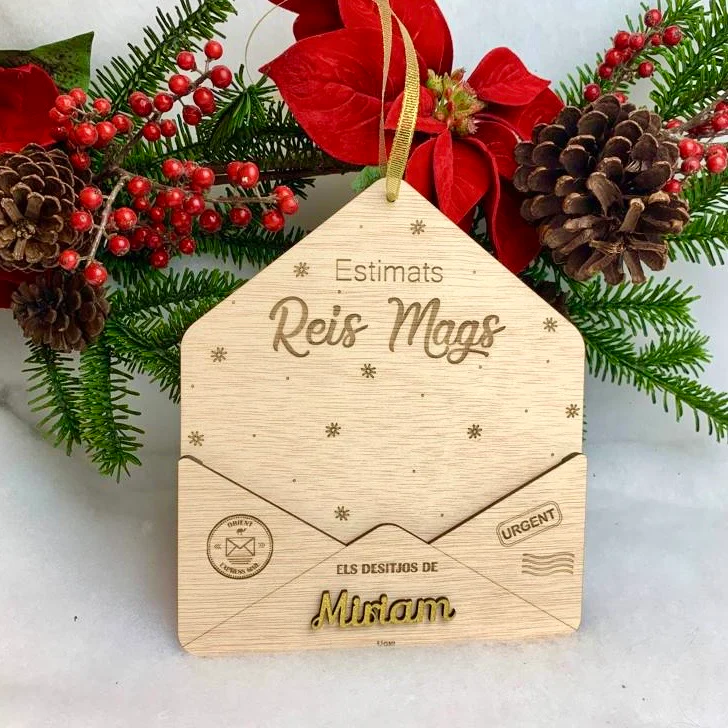 Sobre de madera para cartas de los Reyes Magos - Image 2