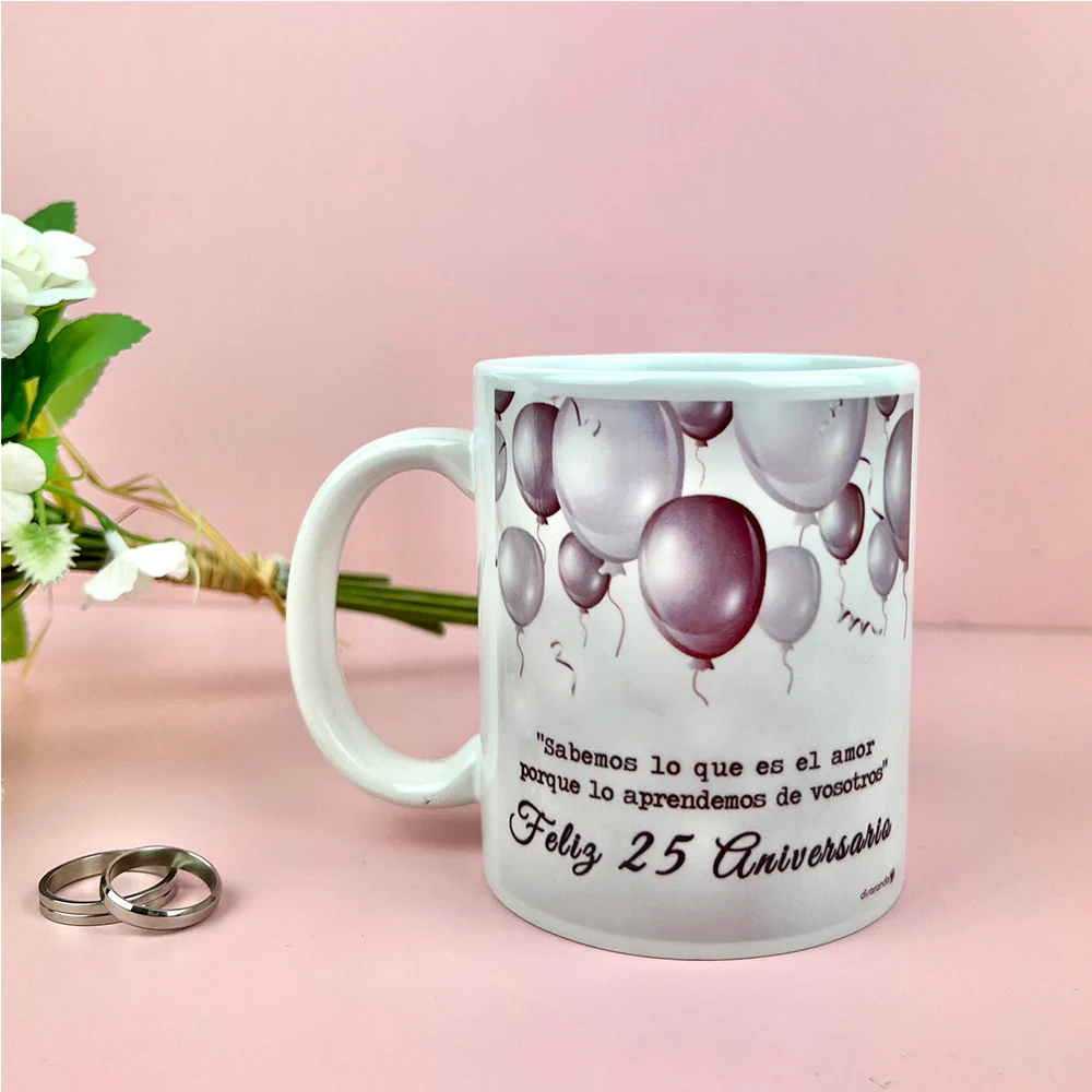 Taza Feliz 25 Aniversario