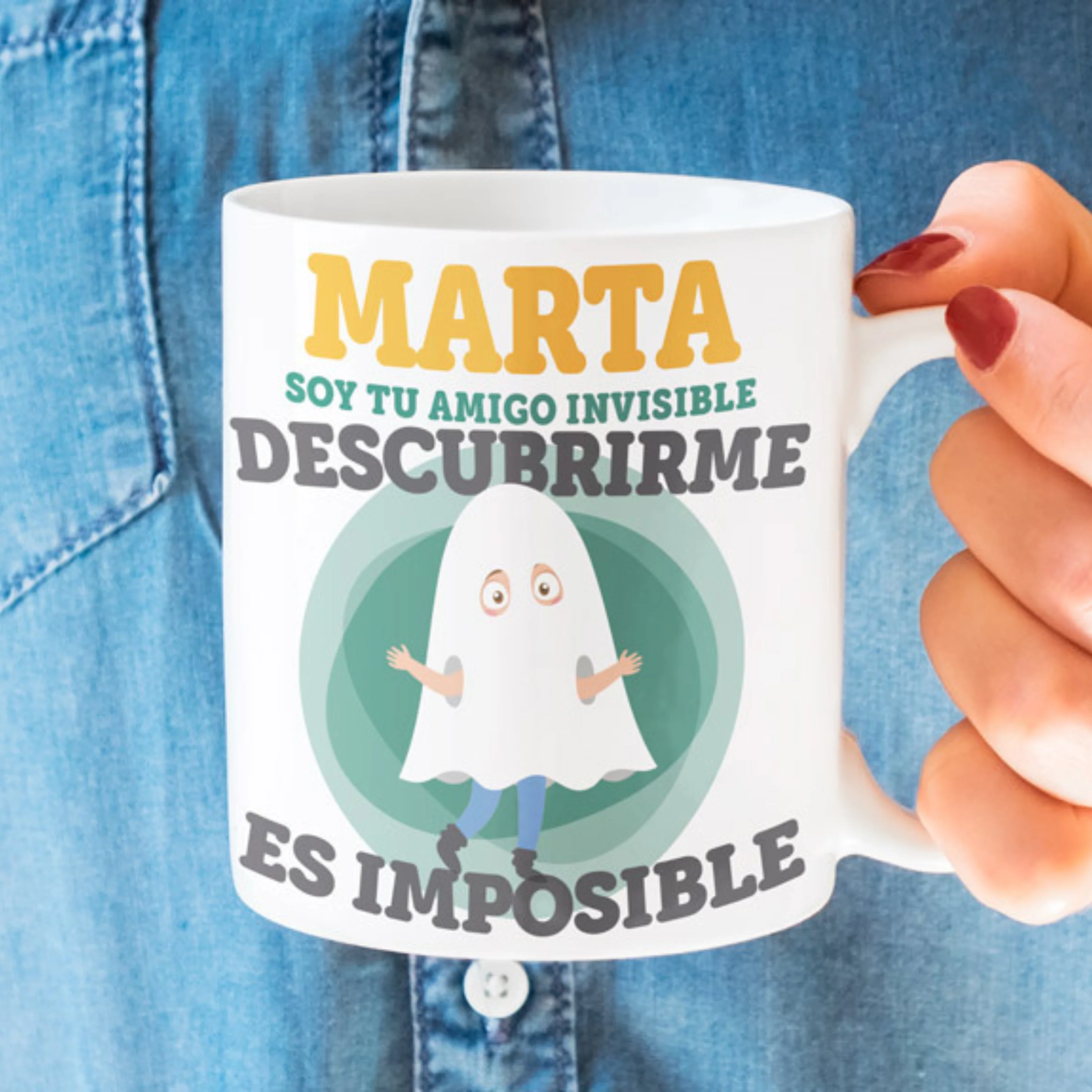 Taza personalizada "Amigo invisible"