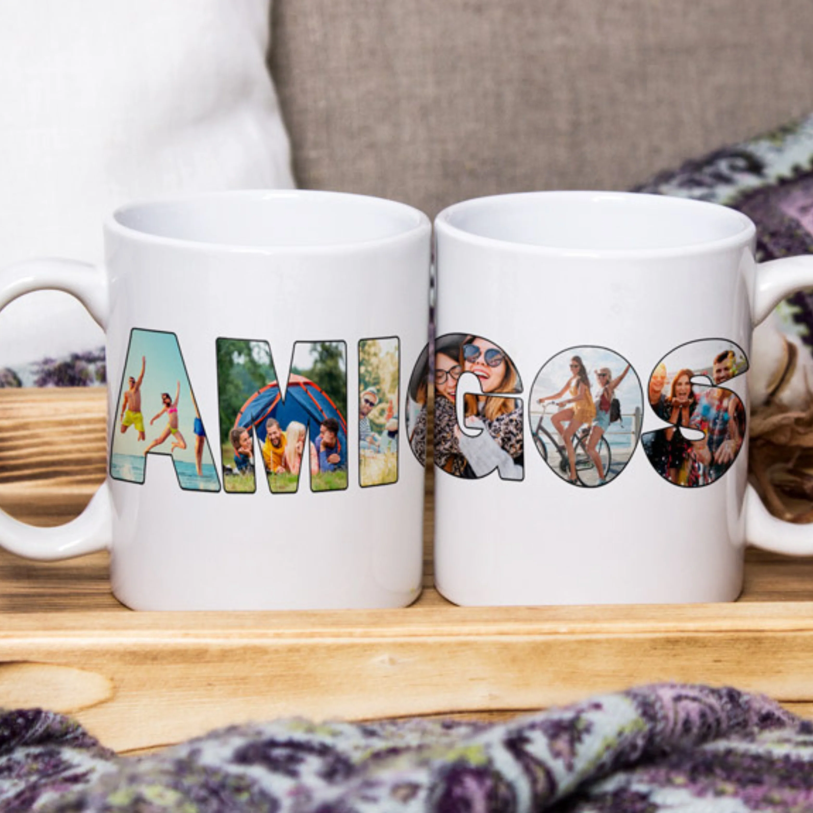 Taza personalizada Amigos fotos