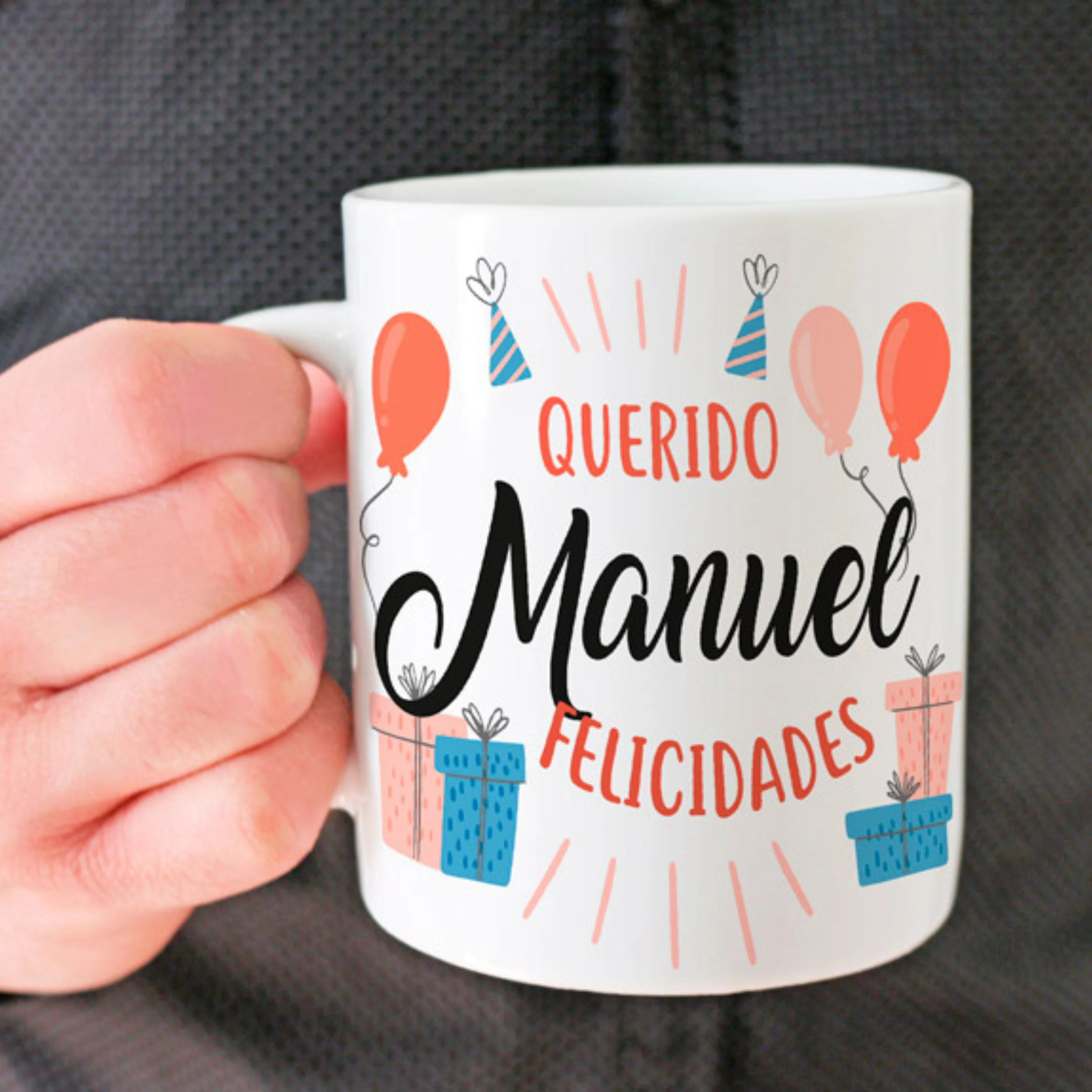 Taza personalizada "Querido cumpleañero"