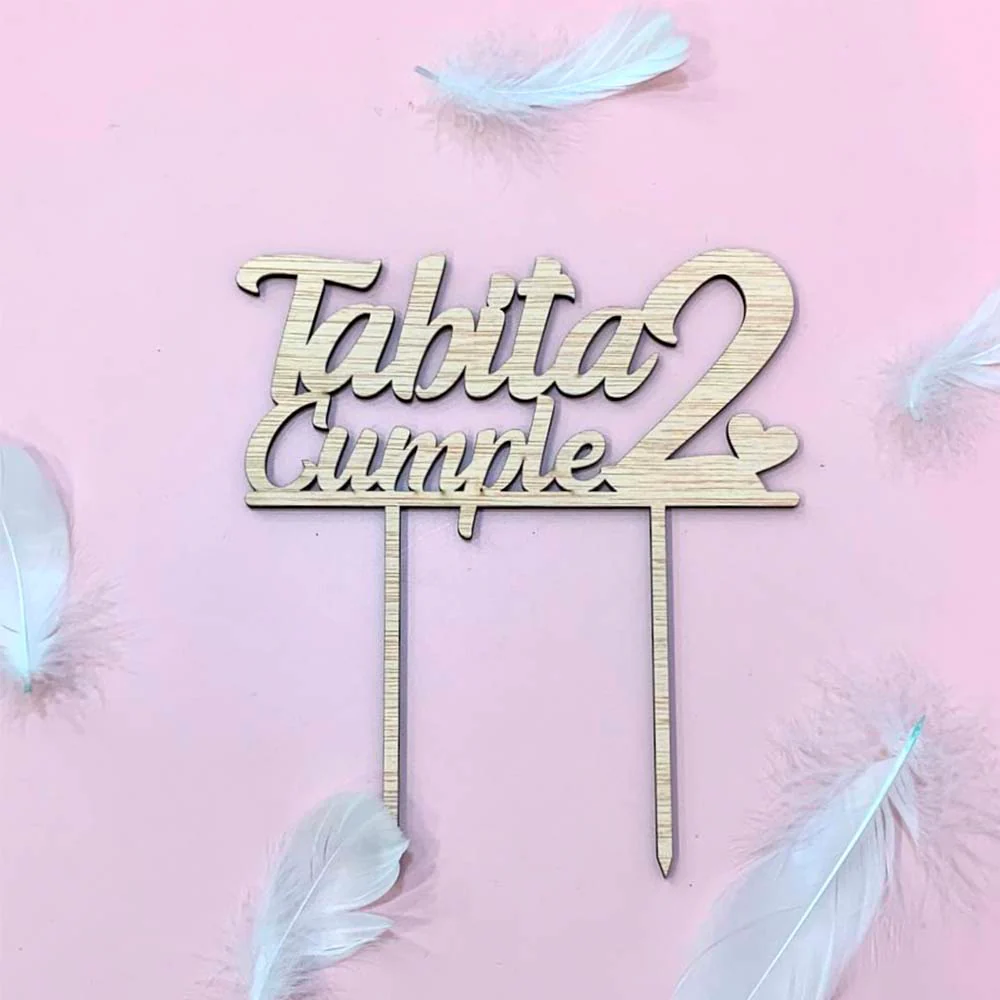 Topper Cumple Personalizado