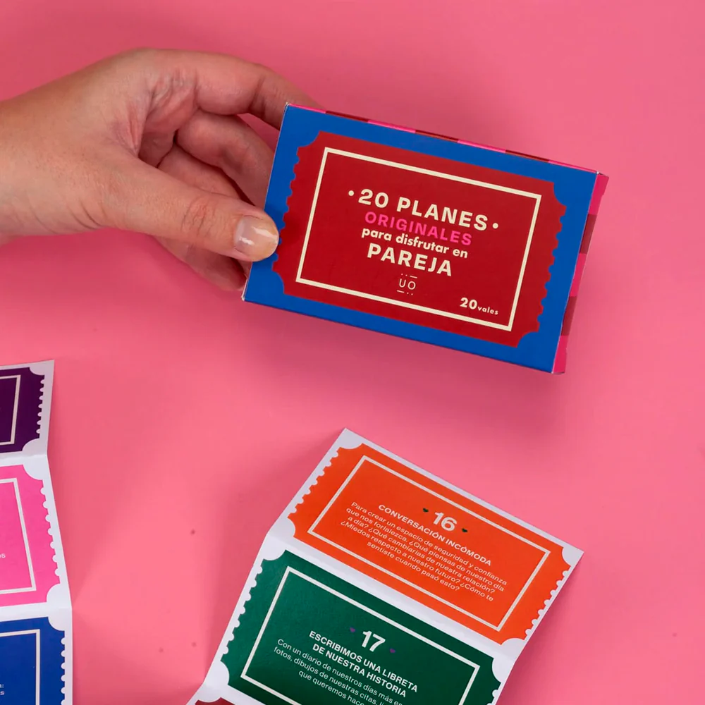 Vales "20 planes originales para parejas"